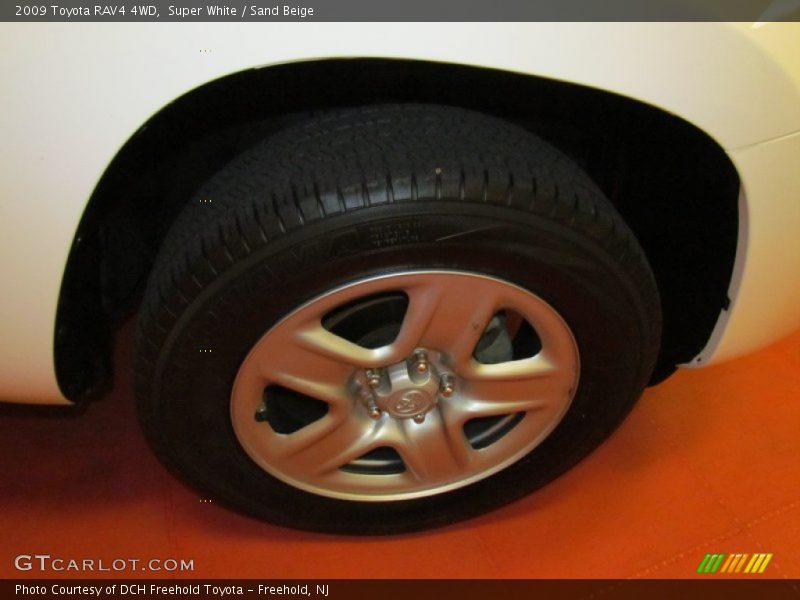 Super White / Sand Beige 2009 Toyota RAV4 4WD