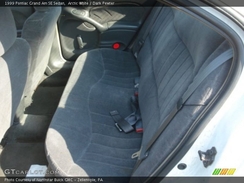 Arctic White / Dark Pewter 1999 Pontiac Grand Am SE Sedan