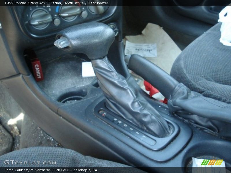 Arctic White / Dark Pewter 1999 Pontiac Grand Am SE Sedan