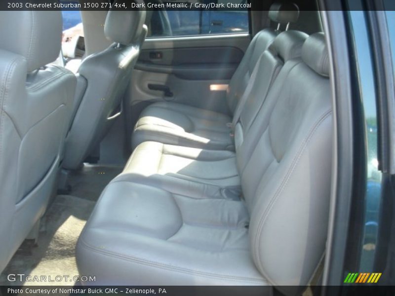 Dark Green Metallic / Gray/Dark Charcoal 2003 Chevrolet Suburban 1500 Z71 4x4