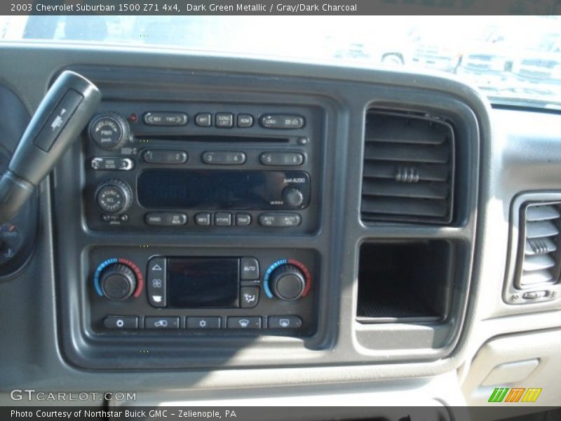Dark Green Metallic / Gray/Dark Charcoal 2003 Chevrolet Suburban 1500 Z71 4x4