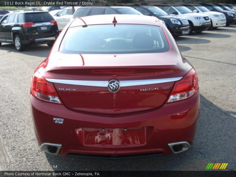 Crystal Red Tintcoat / Ebony 2012 Buick Regal GS