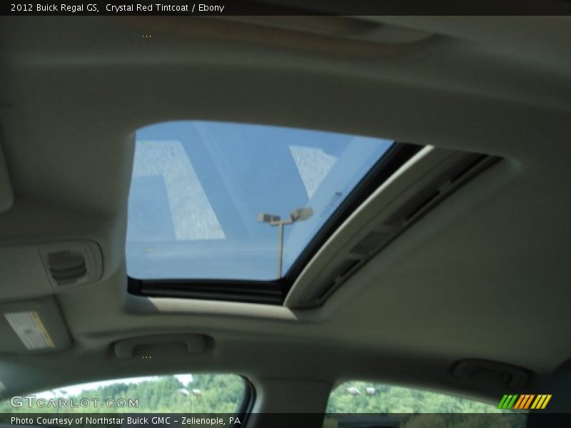 Sunroof of 2012 Regal GS