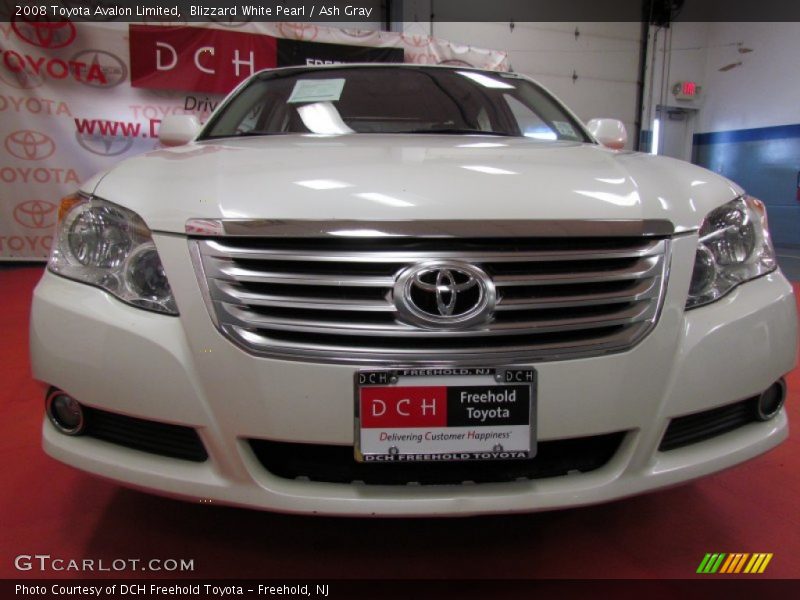 Blizzard White Pearl / Ash Gray 2008 Toyota Avalon Limited