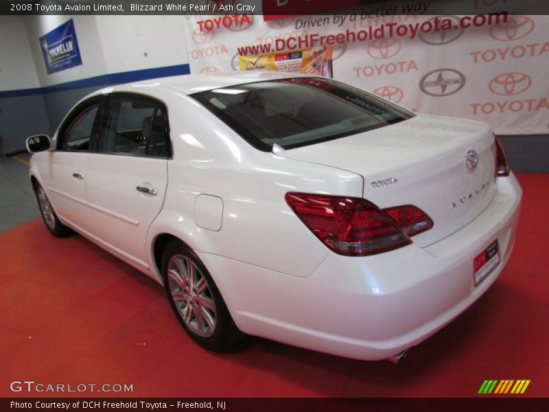 Blizzard White Pearl / Ash Gray 2008 Toyota Avalon Limited