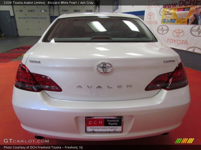 Blizzard White Pearl / Ash Gray 2008 Toyota Avalon Limited