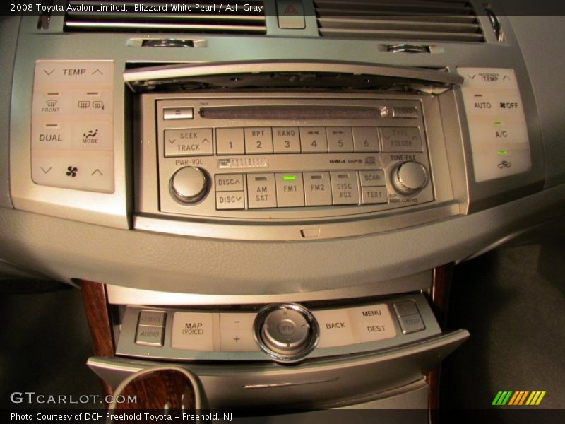 Blizzard White Pearl / Ash Gray 2008 Toyota Avalon Limited