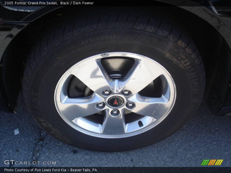 Black / Dark Pewter 2005 Pontiac Grand Prix Sedan
