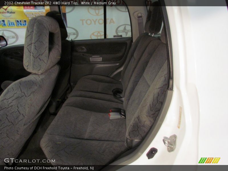 White / Medium Gray 2002 Chevrolet Tracker ZR2 4WD Hard Top
