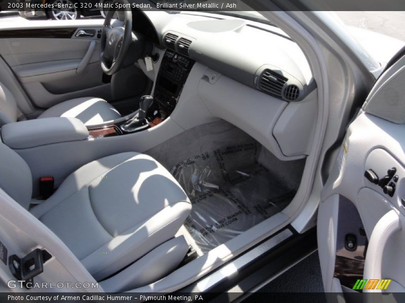 Brilliant Silver Metallic / Ash 2003 Mercedes-Benz C 320 4Matic Sport Sedan