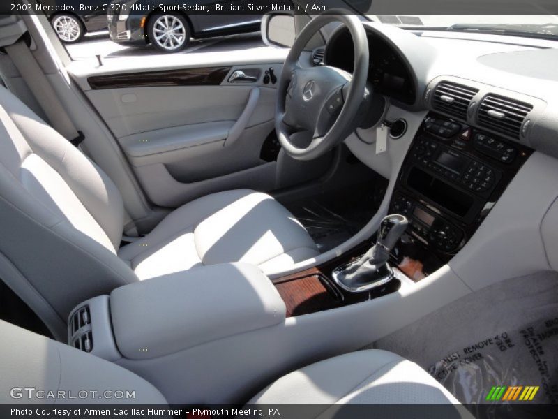 Brilliant Silver Metallic / Ash 2003 Mercedes-Benz C 320 4Matic Sport Sedan