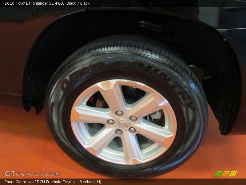 Black / Black 2010 Toyota Highlander SE 4WD