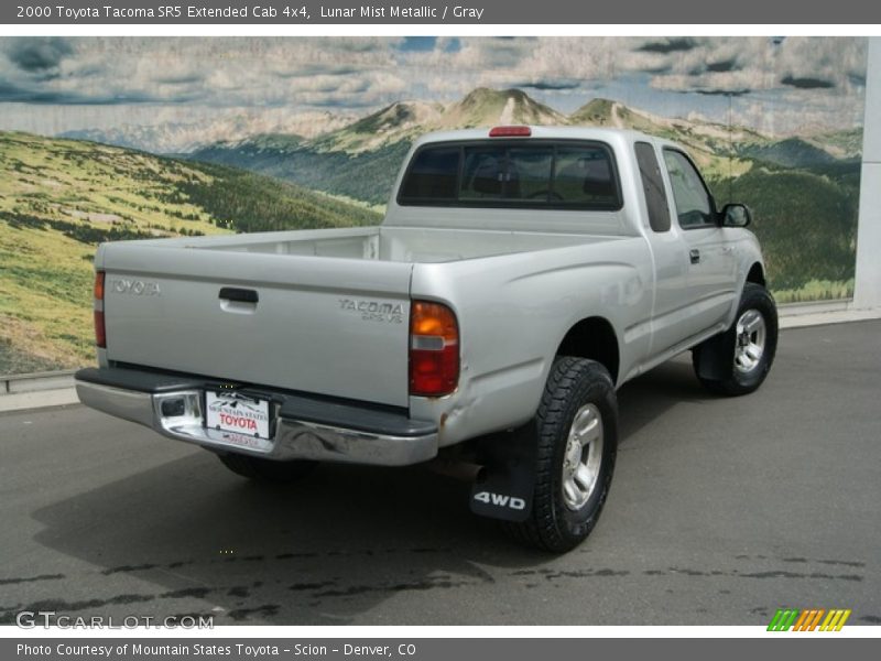 Lunar Mist Metallic / Gray 2000 Toyota Tacoma SR5 Extended Cab 4x4