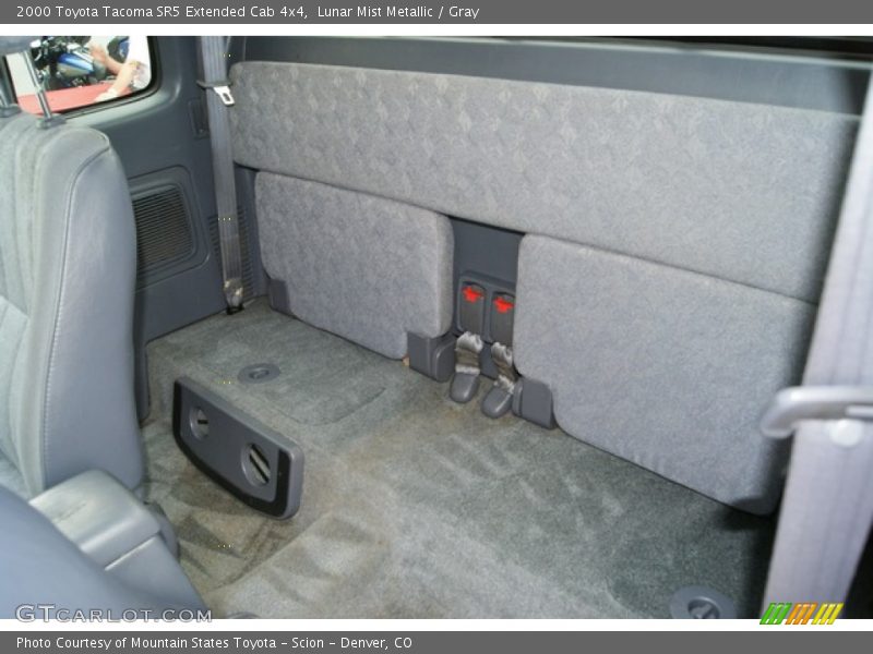 Rear Seat of 2000 Tacoma SR5 Extended Cab 4x4