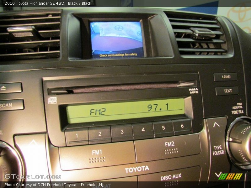 Black / Black 2010 Toyota Highlander SE 4WD
