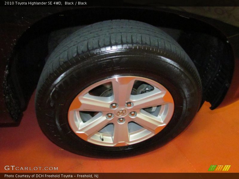 Black / Black 2010 Toyota Highlander SE 4WD