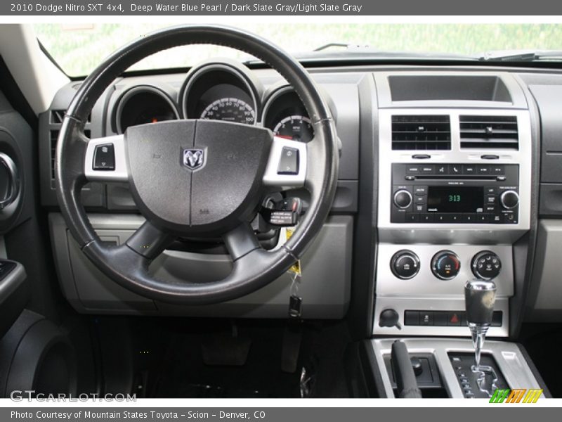 Deep Water Blue Pearl / Dark Slate Gray/Light Slate Gray 2010 Dodge Nitro SXT 4x4