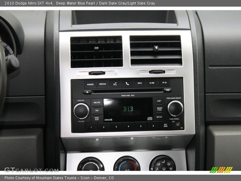 Deep Water Blue Pearl / Dark Slate Gray/Light Slate Gray 2010 Dodge Nitro SXT 4x4