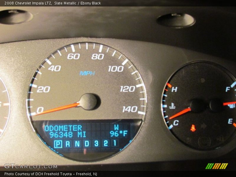 Slate Metallic / Ebony Black 2008 Chevrolet Impala LTZ