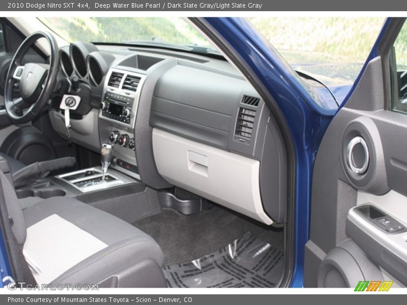 Deep Water Blue Pearl / Dark Slate Gray/Light Slate Gray 2010 Dodge Nitro SXT 4x4