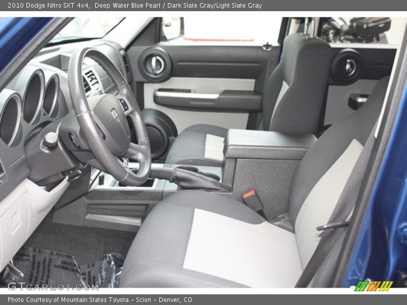 Deep Water Blue Pearl / Dark Slate Gray/Light Slate Gray 2010 Dodge Nitro SXT 4x4