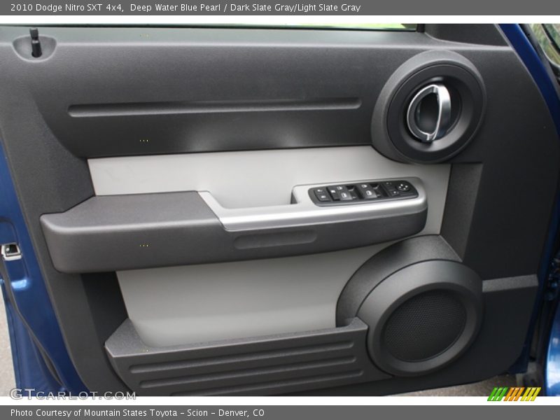 Deep Water Blue Pearl / Dark Slate Gray/Light Slate Gray 2010 Dodge Nitro SXT 4x4