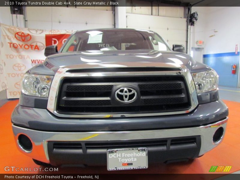 Slate Gray Metallic / Black 2010 Toyota Tundra Double Cab 4x4