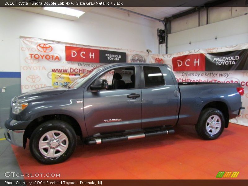 Slate Gray Metallic / Black 2010 Toyota Tundra Double Cab 4x4