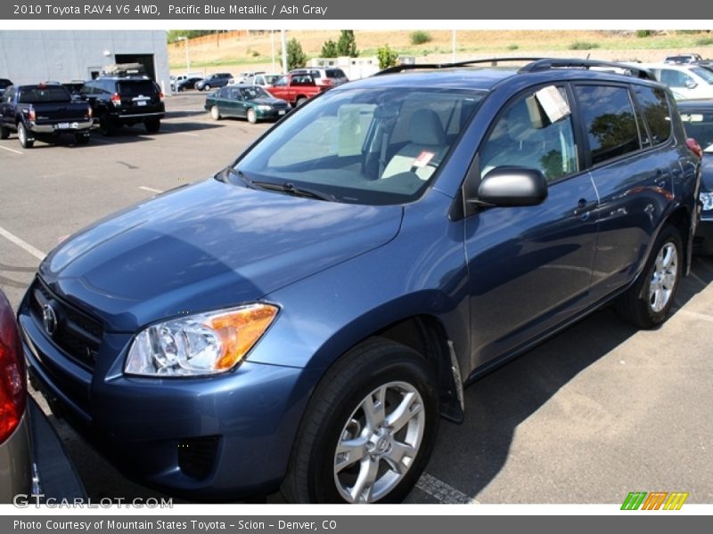 Pacific Blue Metallic / Ash Gray 2010 Toyota RAV4 V6 4WD