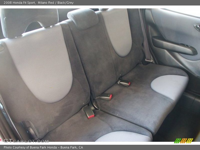 Milano Red / Black/Grey 2008 Honda Fit Sport