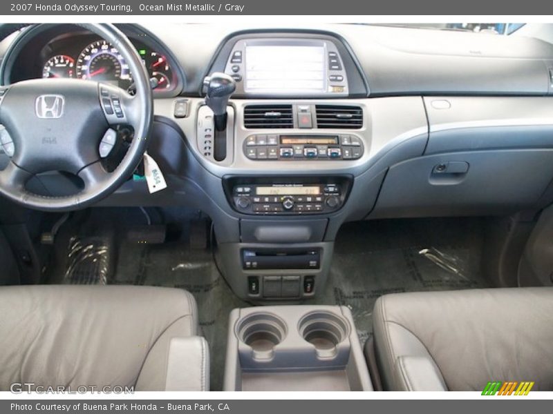 Ocean Mist Metallic / Gray 2007 Honda Odyssey Touring