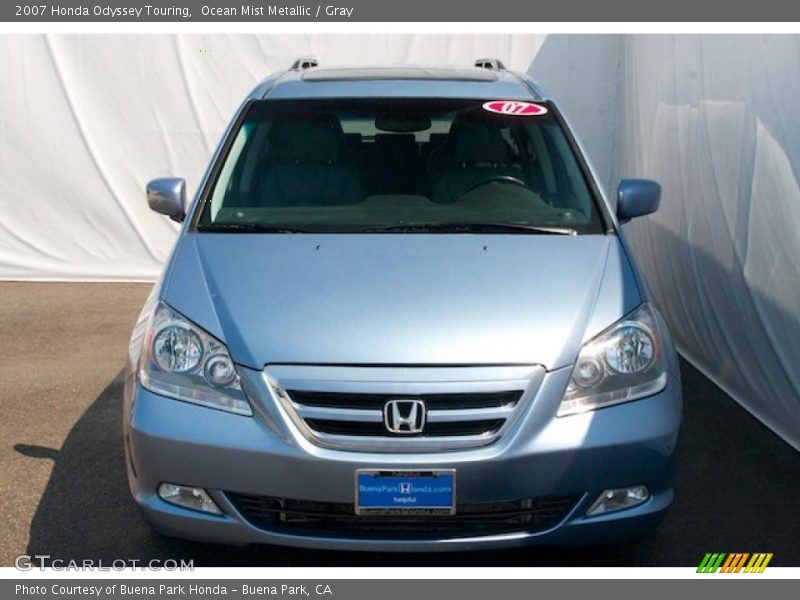 Ocean Mist Metallic / Gray 2007 Honda Odyssey Touring