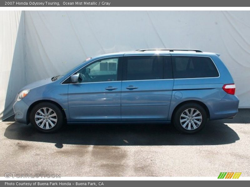 Ocean Mist Metallic / Gray 2007 Honda Odyssey Touring