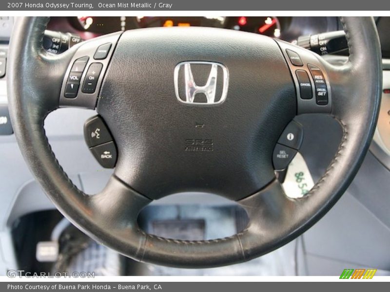 Ocean Mist Metallic / Gray 2007 Honda Odyssey Touring