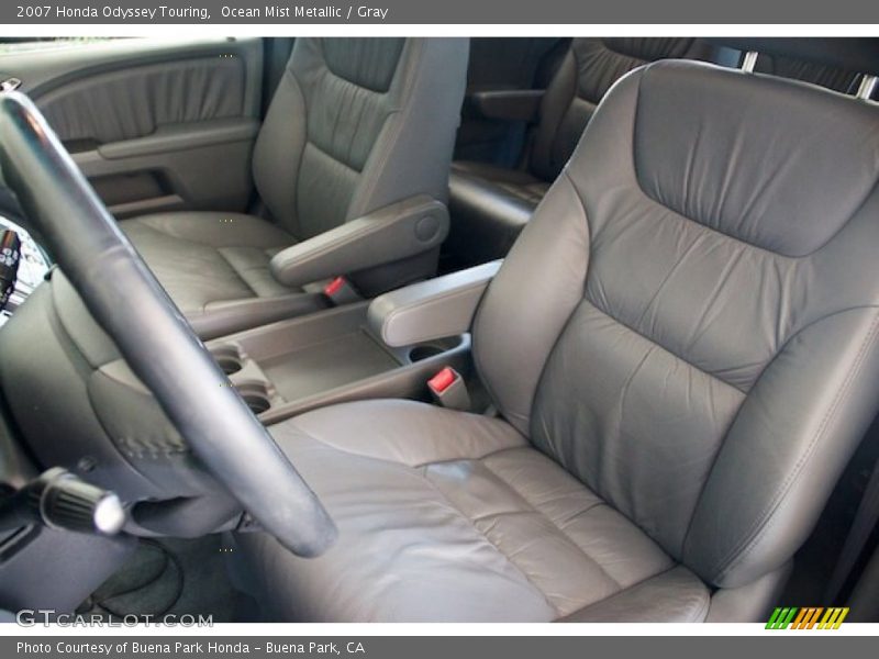 Ocean Mist Metallic / Gray 2007 Honda Odyssey Touring
