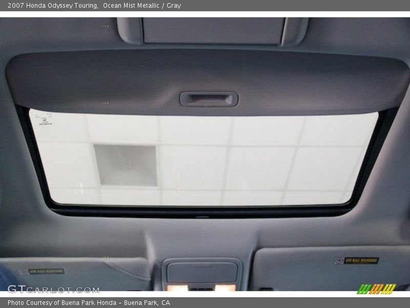 Ocean Mist Metallic / Gray 2007 Honda Odyssey Touring