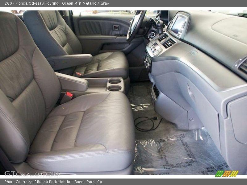 Ocean Mist Metallic / Gray 2007 Honda Odyssey Touring