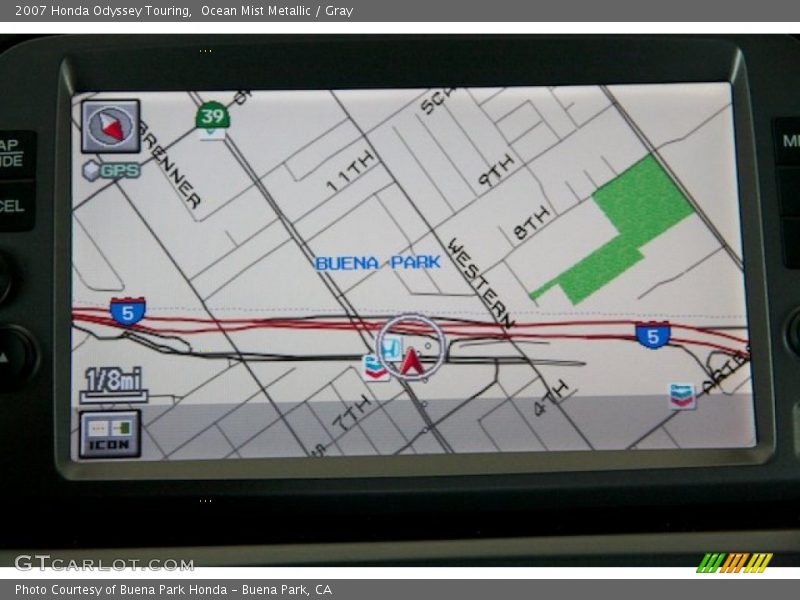 Ocean Mist Metallic / Gray 2007 Honda Odyssey Touring