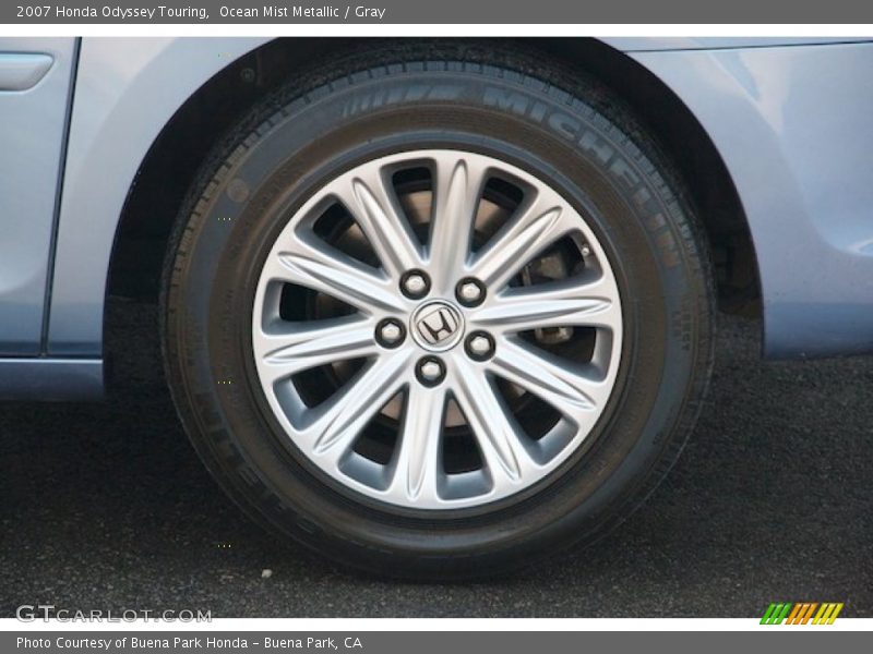 Ocean Mist Metallic / Gray 2007 Honda Odyssey Touring