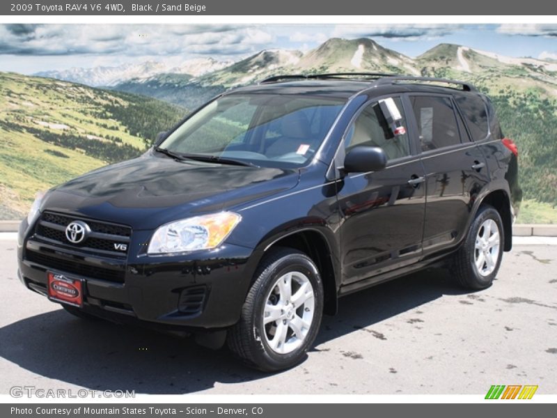 Black / Sand Beige 2009 Toyota RAV4 V6 4WD