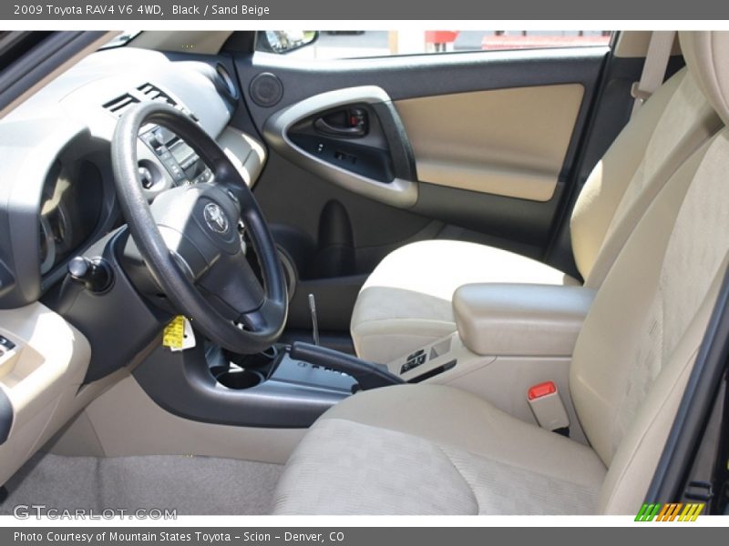 Black / Sand Beige 2009 Toyota RAV4 V6 4WD