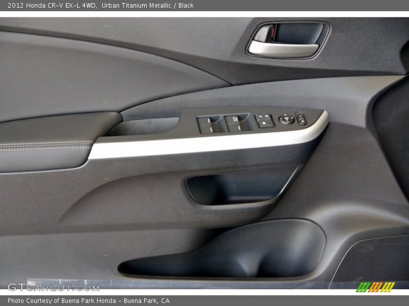 Urban Titanium Metallic / Black 2012 Honda CR-V EX-L 4WD