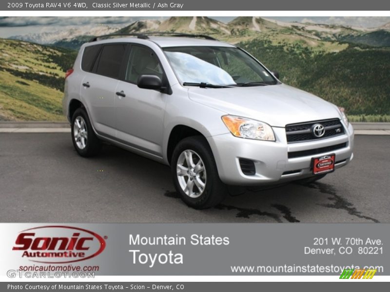 Classic Silver Metallic / Ash Gray 2009 Toyota RAV4 V6 4WD