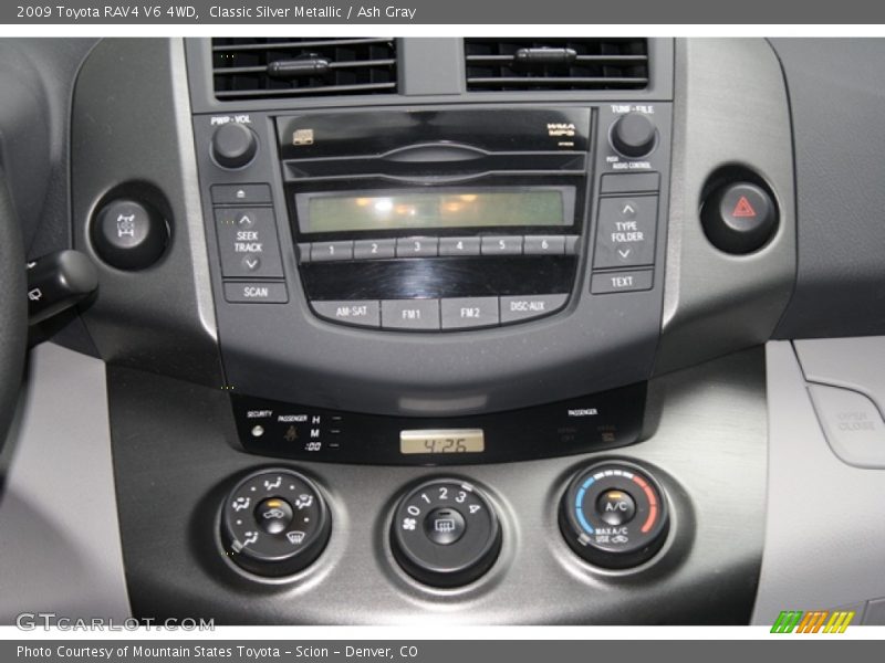 Controls of 2009 RAV4 V6 4WD