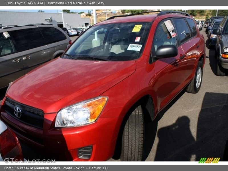 Barcelona Red Metallic / Ash Gray 2009 Toyota RAV4 4WD