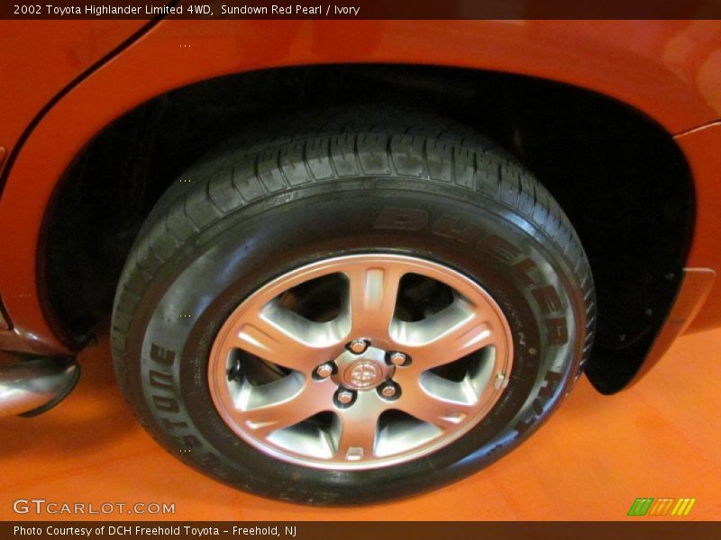 Sundown Red Pearl / Ivory 2002 Toyota Highlander Limited 4WD