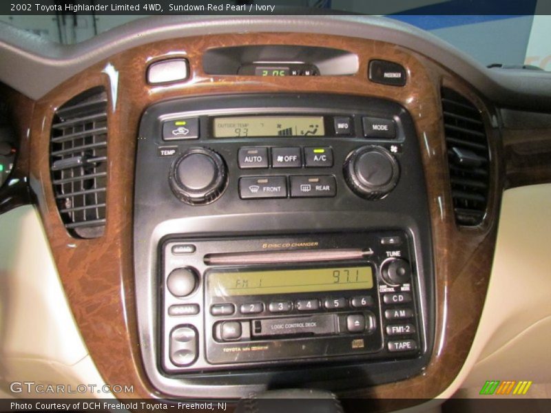 Sundown Red Pearl / Ivory 2002 Toyota Highlander Limited 4WD