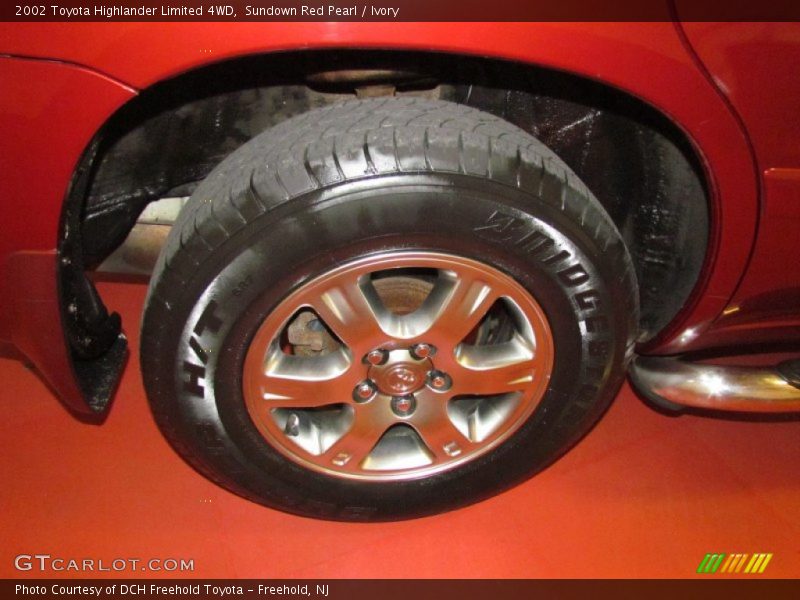 Sundown Red Pearl / Ivory 2002 Toyota Highlander Limited 4WD