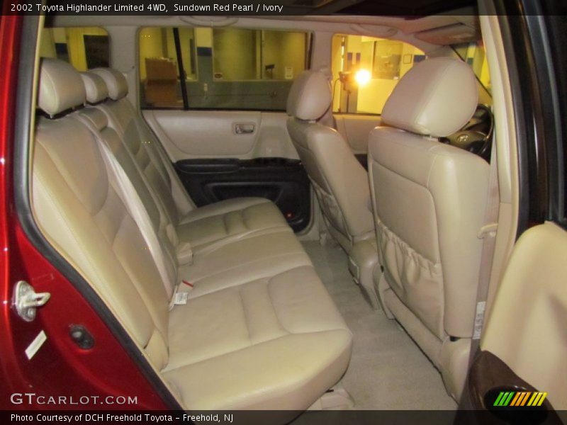 Sundown Red Pearl / Ivory 2002 Toyota Highlander Limited 4WD
