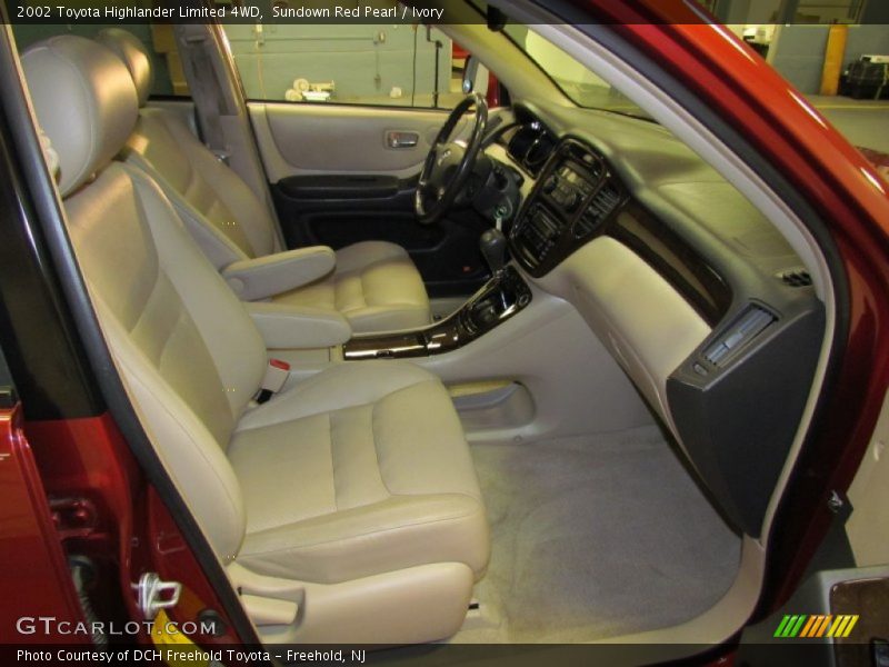 Sundown Red Pearl / Ivory 2002 Toyota Highlander Limited 4WD